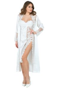 Beyaz Saten Çeyizlik 6′ lı Set